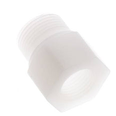 Verloopring G1/2'' Binnendraad X G3/4'' Buitendraad PVDF 10bar FDA 32mm Hex