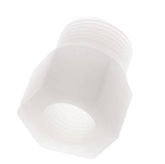 Verloopring G1/2'' Binnendraad X G3/4'' Buitendraad PVDF 10bar FDA 32mm Hex