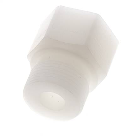 Verloopring G3/8'' Binnendraad X G3/4'' Buitendraad PVDF 10bar FDA 32mm Hex