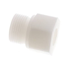 Verloopring G3/8'' Binnendraad X G3/4'' Buitendraad PVDF 10bar FDA 32mm Hex