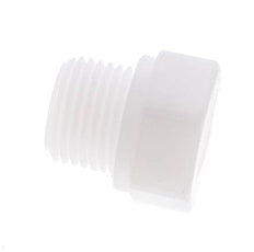 Verloopring G1/4'' Binnendraad X G1/2'' Buitendraad Polypropyleen (PP) 10bar FDA 27mm Hex