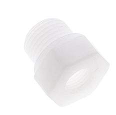 Verloopring G1/4'' Binnendraad X G1/2'' Buitendraad Polypropyleen (PP) 10bar FDA 27mm Hex