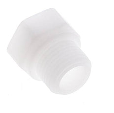 Verloopring G1/4'' Binnendraad X G1/2'' Buitendraad Polypropyleen (PP) 10bar FDA 27mm Hex