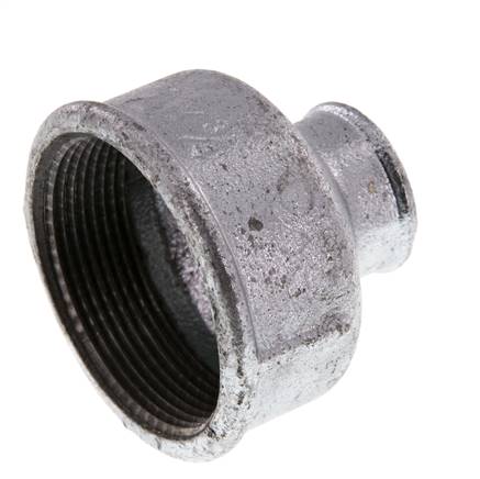Rp 2'' x Rp 3/4'' Verzinkt Gietijzeren Ronde Sok 25 Bar