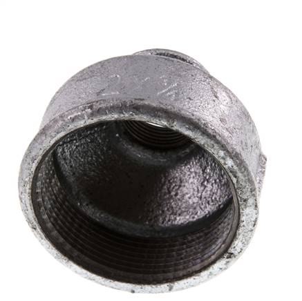 Rp 2'' x Rp 3/4'' Verzinkt Gietijzeren Ronde Sok 25 Bar