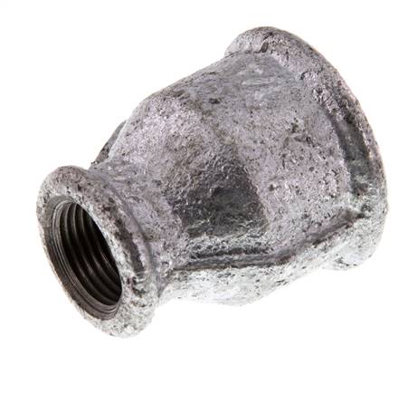 Rp 3/4'' x Rp 3/8'' Verzinkt Gietijzeren Ronde Sok 25 Bar [2 Stuks]