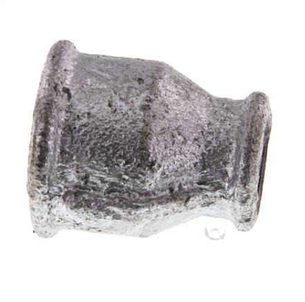 Rp 3/4'' x Rp 3/8'' Verzinkt Gietijzeren Ronde Sok 25 Bar [2 Stuks]