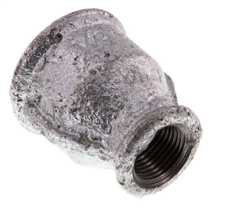Rp 3/4'' x Rp 3/8'' Verzinkt Gietijzeren Ronde Sok 25 Bar [2 Stuks]