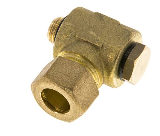 14mm & G1/4'' Messing Swivel Joint Knelfitting Buitendraad 89bar Polyamide DIN EN 1254-2