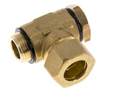 22mm & G3/4'' Messing Swivel Joint Knelfitting Buitendraad 54bar Polyamide DIN EN 1254-2