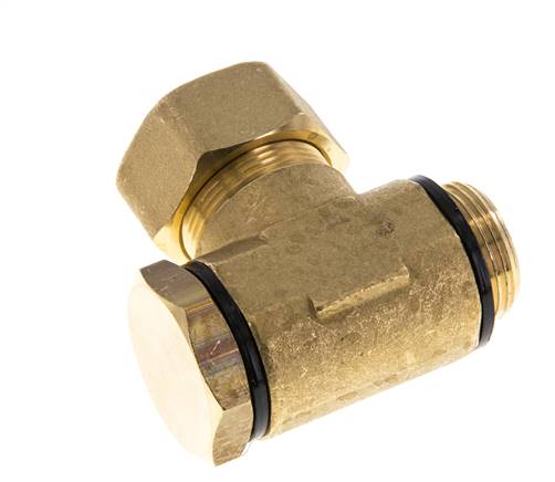 22mm & G3/4'' Messing Swivel Joint Knelfitting Buitendraad 54bar Polyamide DIN EN 1254-2