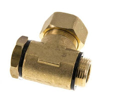 22mm & G3/4'' Messing Swivel Joint Knelfitting Buitendraad 54bar Polyamide DIN EN 1254-2