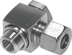 8L & M12x1.5 RVS Swivel Joint Knelfitting Buitendraad 315bar Draaibaar ISO 8434-1