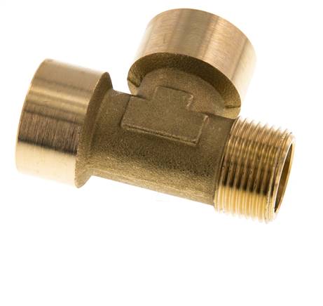 R 3/4'' x G 3/4'' M/F Messing T-stuk 16 Bar