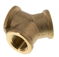 Rp 1/2'' Messing Y-stuk 16 Bar