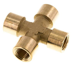 G 1/4'' Binnendraad Messing Kruissok 16 Bar