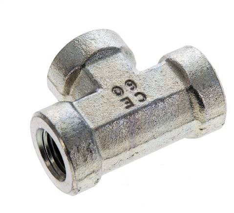 T-koppeling 1/4" NPT Binnendraad Staal Hoge Druk 275bar (3863.75psi)