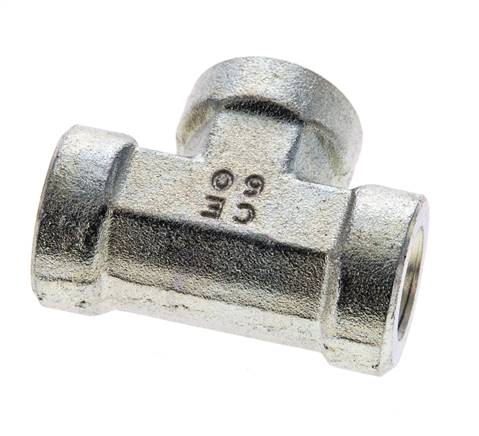 T-koppeling 1/4" NPT Binnendraad Staal Hoge Druk 275bar (3863.75psi)