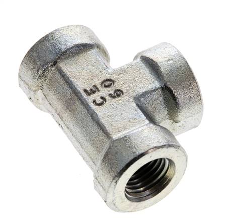 T-koppeling 1/4" NPT Binnendraad Staal Hoge Druk 275bar (3863.75psi)