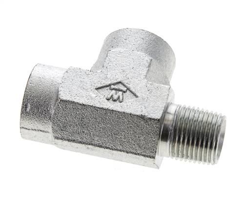 T-koppeling 3/8'' NPT Buitendraad x Binnendraad Staal 210 bar (2950.5psi)