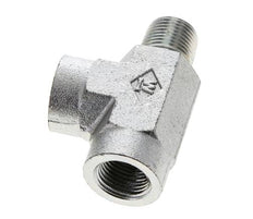 T-koppeling 3/8'' NPT Buitendraad x Binnendraad Staal 210 bar (2950.5psi)