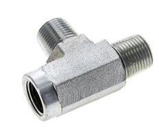 T-Koppeling 3/8'' NPT Binnendraad x Buitendraad Staal 210 bar (2950.5psi)