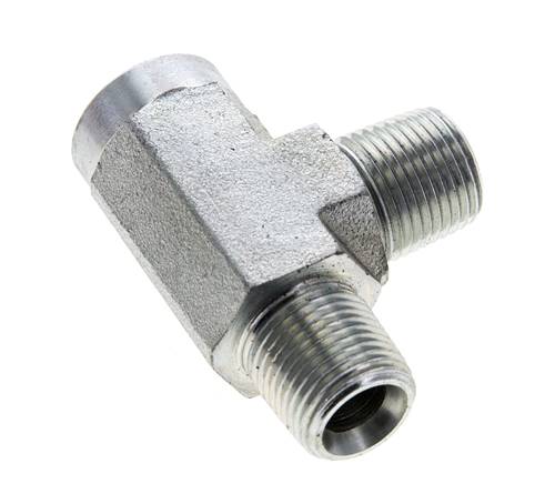 T-Koppeling 3/8'' NPT Binnendraad x Buitendraad Staal 210 bar (2950.5psi)