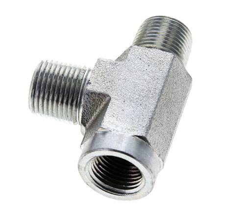 T-Koppeling 3/8'' NPT Binnendraad x Buitendraad Staal 210 bar (2950.5psi)