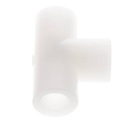 T-koppeling G3/8'' Binnendraad Polyvinylideenfluoride (PVDF) FDA 10bar (140.5psi)