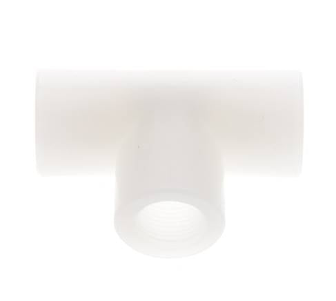 T-koppeling G3/8'' Binnendraad Polyvinylideenfluoride (PVDF) FDA 10bar (140.5psi)