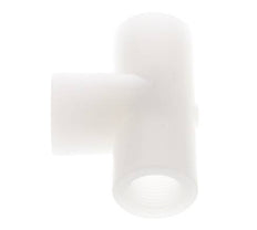 T-koppeling G3/8'' Binnendraad Polyvinylideenfluoride (PVDF) FDA 10bar (140.5psi)