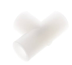 T-koppeling G3/8'' Binnendraad Polyvinylideenfluoride (PVDF) FDA 10bar (140.5psi)