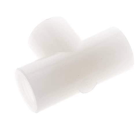 T-koppeling G1/2'' Binnendraad Polyvinylideenfluoride (PVDF) FDA 10bar (140.5psi)