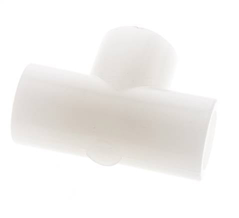 T-koppeling G1/2'' Binnendraad Polyvinylideenfluoride (PVDF) FDA 10bar (140.5psi)