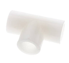 T-koppeling G1/2'' Binnendraad Polyvinylideenfluoride (PVDF) FDA 10bar (140.5psi)