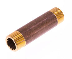 G 3/4'' Messing Dubbele Pijpnippel 16 Bar DIN 2982 - 100mm