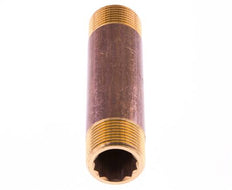 G 3/4'' Messing Dubbele Pijpnippel 16 Bar DIN 2982 - 100mm
