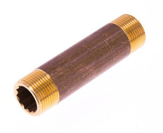 G 3/4'' Messing Dubbele Pijpnippel 16 Bar DIN 2982 - 100mm