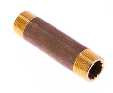 G 3/4'' Messing Dubbele Pijpnippel 16 Bar DIN 2982 - 100mm