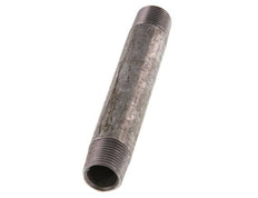 R 3/8'' Verzinkt Stalen Dubbele Pijpnippel 50 Bar DIN 2982 - 100mm [2 Stuks]