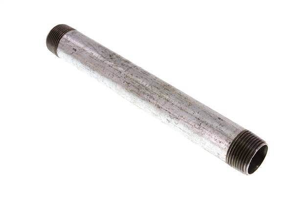 R 1'' Verzinkt Stalen Dubbele Pijpnippel 50 Bar DIN 2982 - 250mm