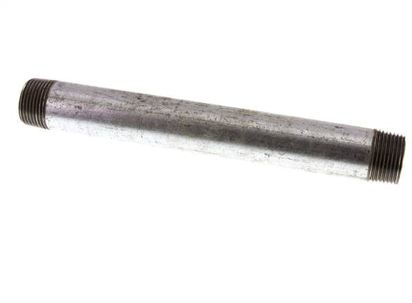 R 1'' Verzinkt Stalen Dubbele Pijpnippel 50 Bar DIN 2982 - 250mm