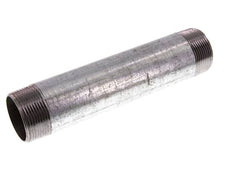 R 1 1/2'' Verzinkt Stalen Dubbele Pijpnippel 50 Bar DIN 2982 - 200mm