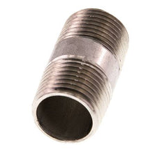 R 1/2'' RVS Dubbele Pijpnippel 20 Bar DIN 2982 - 40mm