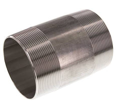 R 3'' RVS Dubbele Pijpnippel 20 Bar DIN 2982 - 120mm