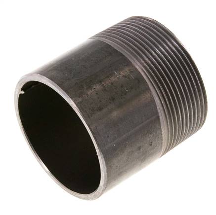 R 2'' Buitendraad x 60.3mm Stalen Pijpnippel met Las uiteinde 50 Bar DIN 2982 - 60mm