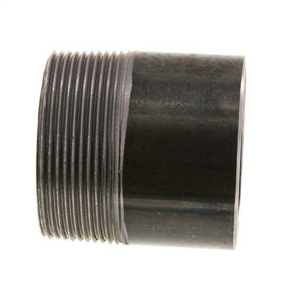 R 2'' Buitendraad x 60.3mm Stalen Pijpnippel met Las uiteinde 50 Bar DIN 2982 - 60mm