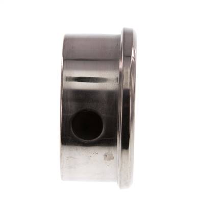 0..1000 Bar Glycerine Manometer RVS/Messing 63 mm Klasse 1.6 Onderaansluiting