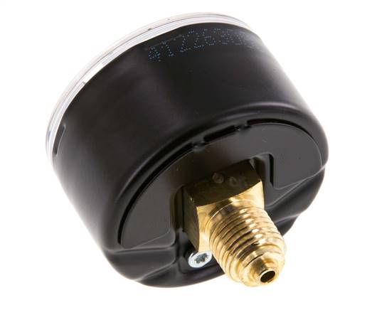 0..10 Bar Manometer Achteraansluiting Staal/Messing 50 mm Klasse 1.6