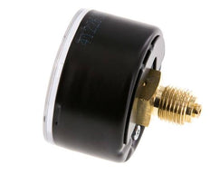 0..10 Bar Manometer Achteraansluiting Staal/Messing 50 mm Klasse 1.6